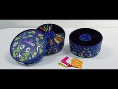 tubo di carta blu