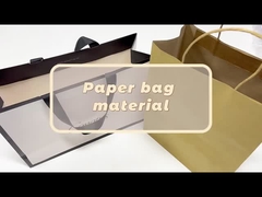 Borsa da shopping di carta kraft stampata su misura con il tuo logo