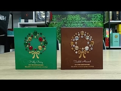 Disegno del logo personalizzato Stampaggio a caldo Quadratura Scatola di carta cosmetica Confezionamento con coperchio e scatola base