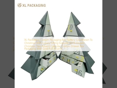 XL Packaging Custom Packaging Box Factory Countdown To Christmas With Luxury Gifting Squisito 12/14-drawer Albero di Natale Calendario dell'Avvento Custom Drawer Box Packaging Con Accenti in Foglio d'Oro