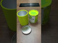 scatola di tubi di carta con pellicola di alluminio