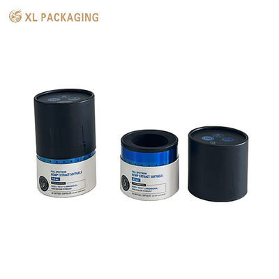 comprare Logo personalizzato Flat Edge Paper Tube Packaging Kraft Paper Round Box Packaging Chocolate Gift Candy Box online manufacture