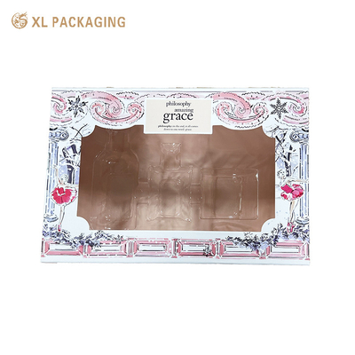 comprare Capo e base personalizzati Carta rigida trasparente in PVC Gioielli di finestra Imballaggio Pendente Colletto Bracciale Bracciale Ring Box online manufacture