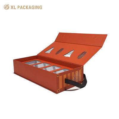 comprare Scatola regalo da forno in cartone stampata su misura con chiusura in stile libro magnetico e inserto in foglio di alluminio fabbricazione online