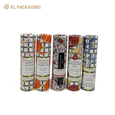 comprare Biodegradabile carta stampata personalizzata tubi di imballaggio cartone Kraft olio prova rossetto balsamo per labbra avvolgimento online manufacture