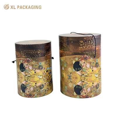 comprare Imballaggio XL Imballaggio personalizzato Scatola di fabbrica di fiori di cartone rotondo di carta tubo imballaggio scatola regalo logo stampato cilindro scatola di carta fabbricazione online