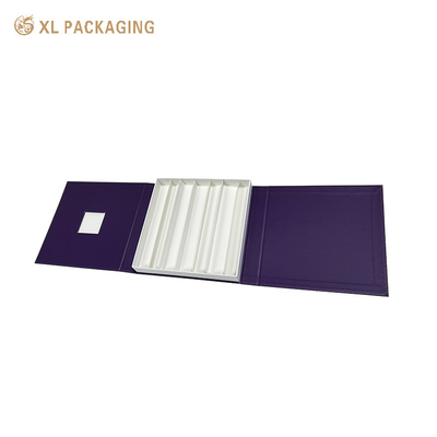 comprare Confezione per regali di cioccolato viola rigida Confezione per dessert Confezione per regali a chiusura magnetica online manufacture