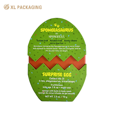 comprare Scatole regalo a forma di uovo di Pasqua con coperchio aperto Cartone rigido Bambini imballaggio regalo scatola di carta online manufacture