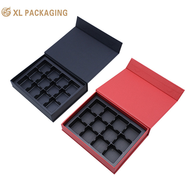 comprare Scatole regalo con confezionamento magnetico di cioccolato Scatole regalo di carta kraft rigida con vassoio di plastica online manufacture