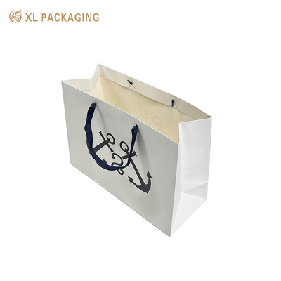 comprare Sacchetti di imballaggio in carta bianca, carta di carta kraft, vestiti, scarpe, borsa da shopping con maniglia online manufacture