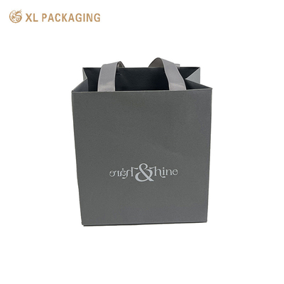 comprare Borsa di carta di vendita diretta di fabbrica Grigio Uno per imballaggio regalo Piccolo sacchetto regalo con logo Aggiungi sacchetto da shopping online manufacture