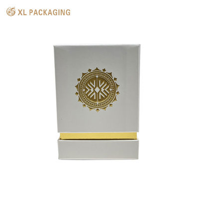 comprare Scatola Regalo Profumo di Lusso 3 Pezzi con Logo Oro Goffrato Personalizzato, Inserto in Velluto EVA e Scatola Interna Angolata fabbricazione online