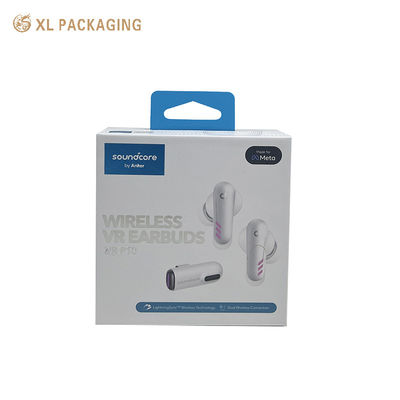 acquistare Scatola per auricolari Bluetooth rigida riciclabile con logo personalizzato e inserto antiurto di precisione personalizzato per auricolari e cuffie fabbricazione online