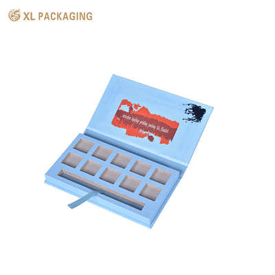 comprare Luxury Embossing Logo Soft Touch Lamination Fashion Face Eye Shadow Palette Paper Packaging Box Con Specchio online manufacture