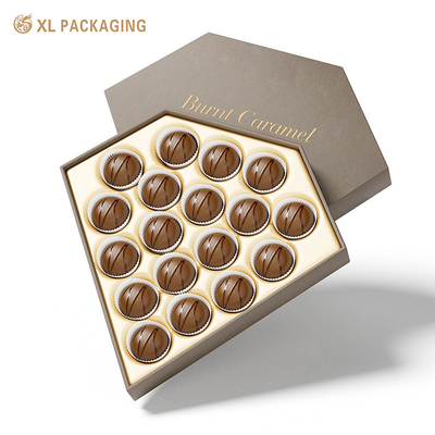 comprare Scatola di cioccolato personalizzata di lusso Offset di stampa Macaroon carta scatola di imballaggio per il design personalizzato cioccolato a forma di diamante online manufacture