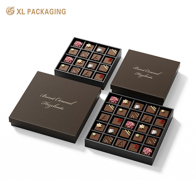 comprare Scatola di cioccolato di lusso personalizzata in cartone duro e carta kraft per regalo online manufacture