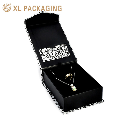 comprare Imballaggio XL Scatola Regalo Personalizzata Imballaggio Formato Personalizzato Accettato Colore Nero Scatola di Carta per Gioielli Scatola Regalo Magnetica di Carta per Gioielli Scatola per Gioielli Eco-Friendly fabbricazione online