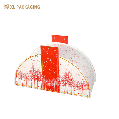 comprare Scatole cosmetiche personalizzate con stampa XL Imballaggio Scatole di carta vuote di colore argento e oro personalizzate Scatola di raccolta con design a forma di semicerchio per cosmetici fabbricazione online