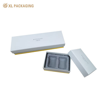 comprare Scatola per imballaggio personalizzata in barattolo di crema cosmetica con inserto in PVC floccato fabbricazione online