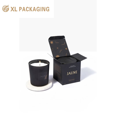comprare Scatola di candele a fondo scatola di cartone scatola regalo cosmetica imballaggio scatola nera con logo personalizzato online manufacture