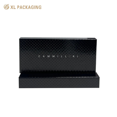 comprare Capo e scatola base su misura 2 pezzi scatola regalo nera scatola di cartone scatola di carta rigida imballaggio online manufacture