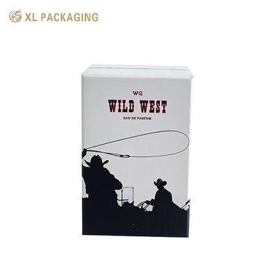 acquistare Scatola Regalo Rigida Profumo a Tema Wild West con Inserto Interno Rosso-Nero e Spessore 2mm per Fragranze da Uomo fabbricazione online