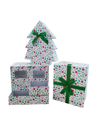 acquistare Confezione regalo in forma di albero di Natale con tiraggio in metallo fabbricazione online