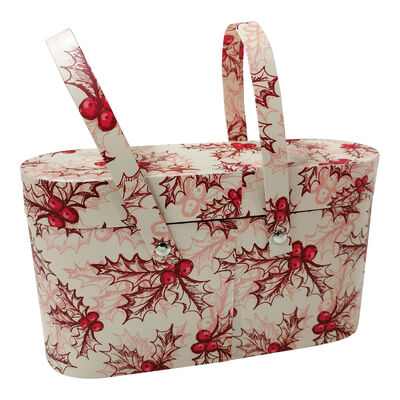 acquistare Set regalo per le vacanze di carta con stilo di cesto rustico fabbricazione online