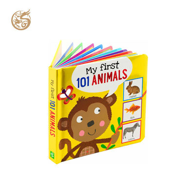Libro per bambini su tavola a misura personalizzata con pagine di tavola spesse (1.5-3 mm) e stampa CMYK a colori