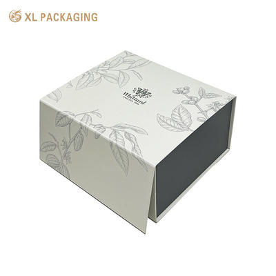 Logo personalizzato Luxury Folding Size Rigid Cardboard Box Magnet Packaging Gift Box vuoti a forma di flip top Capo magnetico