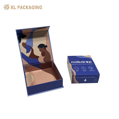 Casella di chiusura magnetica di 2 mm di spessore con libreria rigida in stile libro.