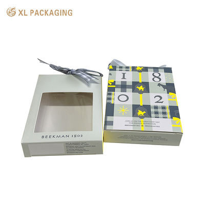 Scatola di carta per labbra stampata Scatola di carta per imballaggio di rossetto personalizzato con finestra trasparente in PVC