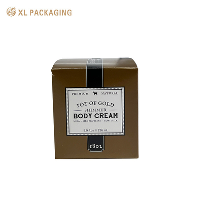 Scatola di cartone di carta di lozione accetta la personalizzazione Crema per il viso Scatola di cartone Fabbrica di cartone pieghevole Scatola per la crema per gli occhi