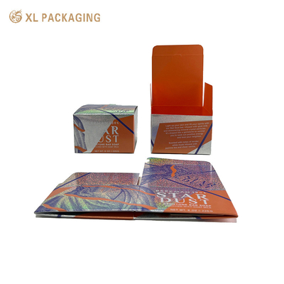 OEM Eco-friendly Folding Skin Care Serum Box Imballaggio Cosmetici Crema per gli occhi Cartellina di carta