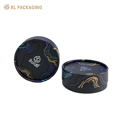 Mini Ring Box Con Insert Round Paper Box Per Gioielli Packaging Cylinder Tube Box Circolare Ring Wedding Box