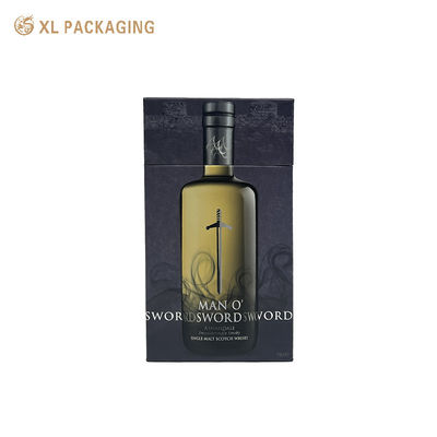 OEM Luxury triangolare rigido cartone bottiglia di vino scatola regalo con cartone inserire vassoio