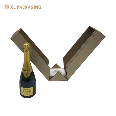 Scatola di imballaggio carta alcool whisky vino cartone scatola regalo a doppia porta magnetica