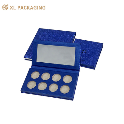 Cosmetici con confezione stampata su misura Confezione a polvere ad alto pigmento Palette di ombrelloni