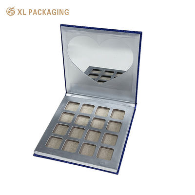 Palette Vuota Personalizzata in Carta Glitterata per Ombretti con Specchio