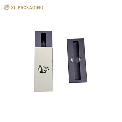 Scatola per profumi con logo in rilievo personalizzata 350g Cartone Kraft Porpora Cassa interna per flaconcino per profumi da 10 ml