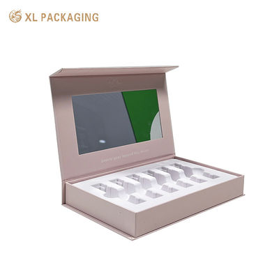 Scatola regalo magnetica ecologica con specchio integrato e chiusura magnetica per imballaggi per rossetti