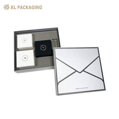 Imballaggio di prodotti di bellezza personalizzati Custom Elegante scatola di carta cosmetica imballaggio scatola superiore e inferiore per la cura della pelle