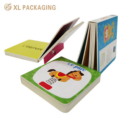 Set di 9 libri cognitivi per neonati, libri di carte di apprendimento per bambini con angoli arrotondati