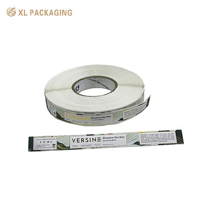 Etichetta adesiva in carta personalizzata XL Packaging, impermeabile, adesiva su entrambi i lati, per l'imballaggio di bottiglie d'acqua, personalizzata