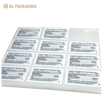 Etichette personalizzate per bottiglie di profumi Adesivi vinile Acqueproof Gold Foil Etichette adesivi