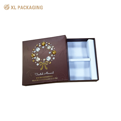 Imballaggio regalo Industrial Custom Logo Design Stampaggio a caldo Quadrato Cosmetico Cartone di carta Imballaggio con coperchio e scatola base