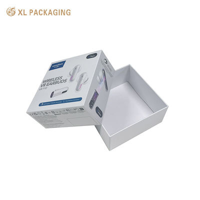 Scatola regalo in carta rigida spessa Eco Friendly Premium con stampa personalizzata completa per auricolari Gioielli e cosmetici