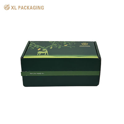 Flat Pack Chocolate Mailer Box. Un pezzo facile da assemblare scatola ondulata con lastra perforata per regalo alimentare.