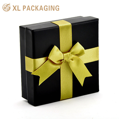 Bowknot Customisable Logo Gioielleria Set Scatole Ring Wholesale Scatole di imballaggio