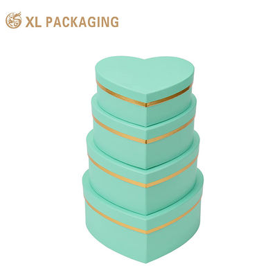 Pacchetti regalo di cioccolato di lusso eco-compatibile Coiffure di cioccolato a forma di cuore Coiffure regalo di fiori di cioccolato